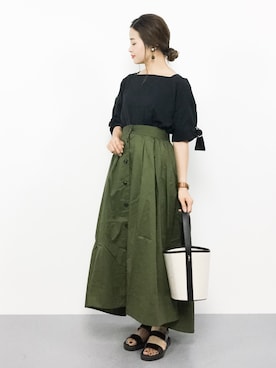 isaさん（レディース・155cm）の夏コーディネート