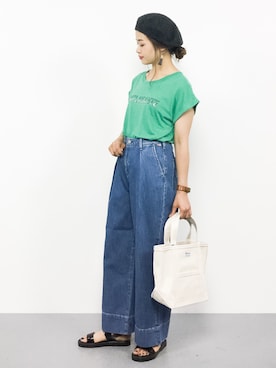 isaさん(レディース・155cm)の夏コーディネート