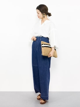 isaさん（レディース・155cm）の夏コーディネート