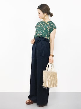 isaさん（レディース・155cm）の夏コーディネート