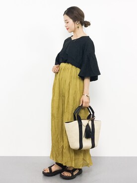 isaさん（レディース・155cm）の夏コーディネート