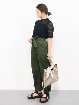 isaさん（レディース・155cm）の夏コーディネート