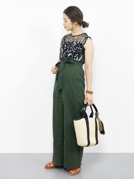 isaさん（レディース・155cm）の夏コーディネート