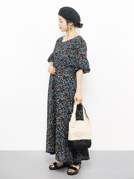 ワンピースを使った ちりめん のレディース人気ファッションコーディネート Wear