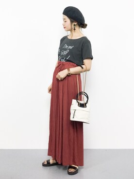 isaさん（レディース・155cm）の夏コーディネート