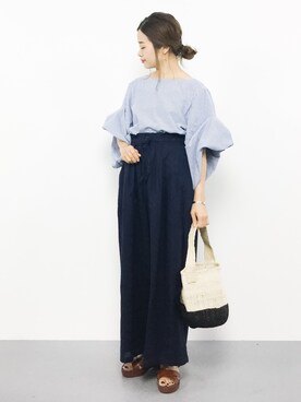 isaさん（レディース・155cm）の夏コーディネート