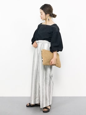 isaさん（レディース・155cm）の夏コーディネート