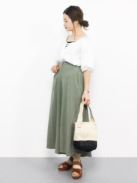 isaさん（レディース・155cm）の夏コーディネート