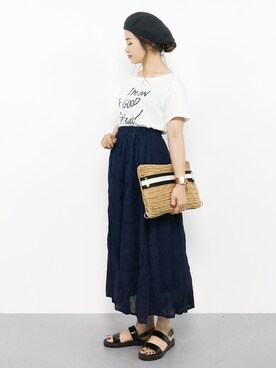 isaさん（レディース・155cm）の夏コーディネート