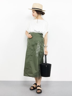 isaさん（レディース・155cm）の夏コーディネート