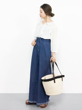 isaさん（レディース・155cm）の夏コーディネート