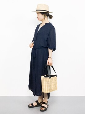 isaさん（レディース・155cm）の夏コーディネート