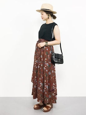 isaさん（レディース・155cm）の夏コーディネート