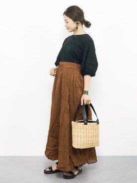 isaさん（レディース・155cm）の夏コーディネート