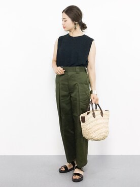 isaさん（レディース・155cm）の夏コーディネート