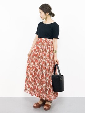 isaさん（レディース・155cm）の夏コーディネート