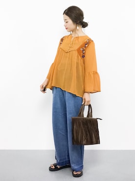 isaさん（レディース・155cm）の夏コーディネート