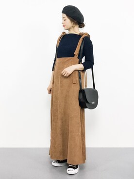 isaさん（レディース・155cm）の秋コーディネート