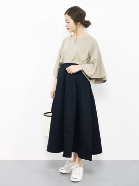 「rps（アールピーエス）のアイテム（その他トップス）」を使った、isaさん（レディース・155cm）の秋コーディネート