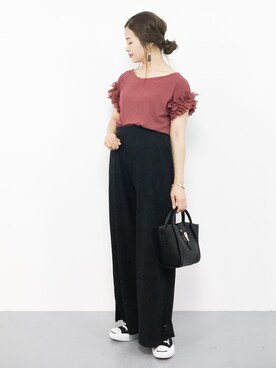 isaさん（レディース・155cm）の秋コーディネート