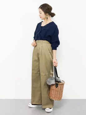 isaさん（レディース・155cm）の秋コーディネート