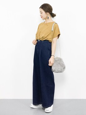 isaさん（レディース・155cm）の秋コーディネート