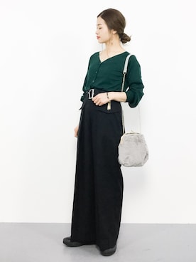 isaさん（レディース・155cm）の秋コーディネート