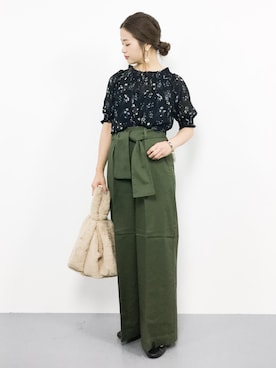 isaさん（レディース・155cm）の秋コーディネート