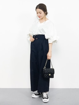 isaさん（レディース・155cm）の秋コーディネート