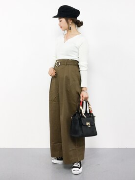 isaさん（レディース・155cm）の秋コーディネート