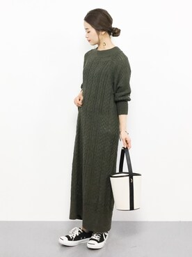 isaさん（レディース・155cm）の秋コーディネート