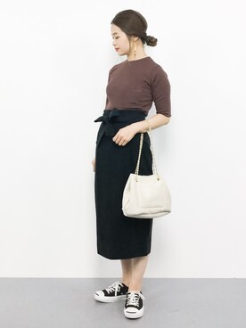 isaさん（レディース・155cm）の秋コーディネート