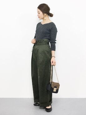 isaさん(レディース・155cm)の秋コーディネート