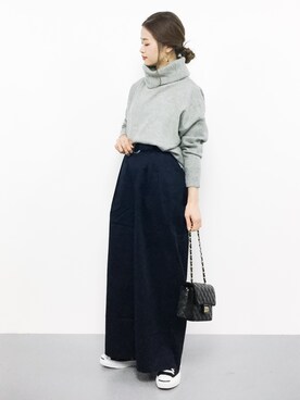 isaさん（レディース・155cm）の秋コーディネート