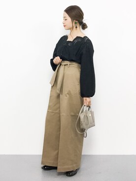 isaさん（レディース・155cm）の秋コーディネート