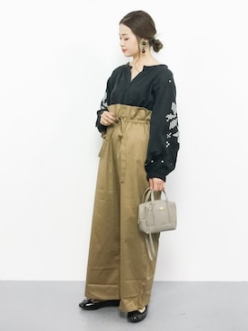 isaさん（レディース・155cm）の秋コーディネート