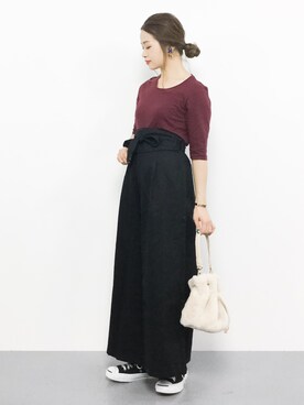 isaさん（レディース・155cm）の秋コーディネート