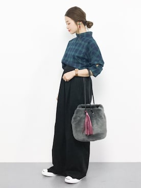 isaさん（レディース・155cm）の秋コーディネート