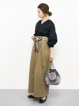 isaさん（レディース・155cm）の秋コーディネート