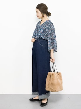 isaさん（レディース・155cm）の秋コーディネート