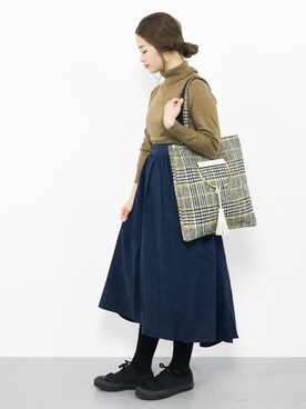 「Settimissimo（セッティミッシモ）のアイテム（バッグ）」を使った、isaさん（レディース・155cm）の秋コーディネート