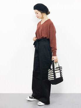 isaさん（レディース・155cm）の秋コーディネート