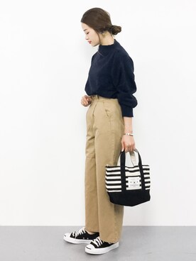 isaさん（レディース・155cm）の秋コーディネート