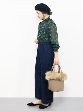 isaさん（レディース・155cm）の秋コーディネート