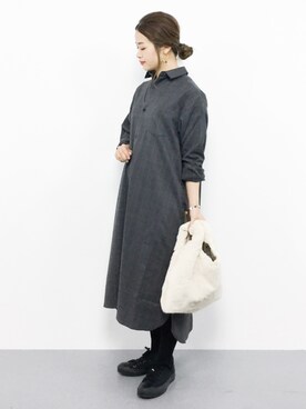 isaさん（レディース・155cm）の秋コーディネート