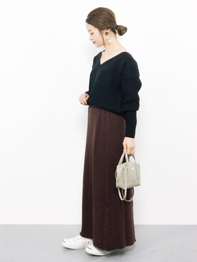 isaさん（レディース・155cm）の秋コーディネート