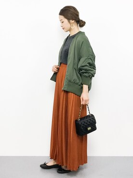 isaさん（レディース・155cm）の秋コーディネート