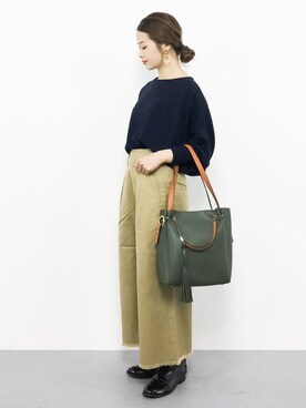 isaさん（レディース・155cm）の秋コーディネート