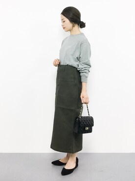 isaさん（レディース・155cm）の秋コーディネート