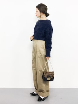 isaさん（レディース・155cm）の秋コーディネート